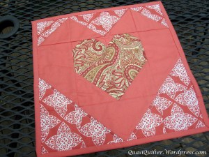 Finished Product: Mothers Day Mini Quilt